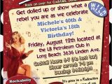 Rockabilly Birthday Invitations 17 Best Ideas About Retro Birthday Parties On Pinterest