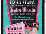 Rockabilly Birthday Invitations 23 Best Images About 40th Birthday Invitation Ideas On