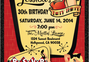 Rockabilly Birthday Invitations Pin Up Girl Rockabilly Birthday Invitation Di 430