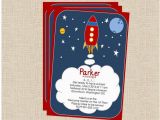 Rocket Ship Birthday Invitations Rocket Launch Space Ship Children 39 S Party Printable