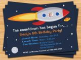 Rocket Ship Birthday Invitations Rocket Ship Birthday Party Invitation by eventfulcards
