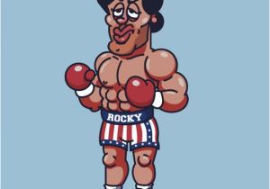 Rocky Balboa Birthday Card Rocky Balboa Drawing Gifts Merchandise Redbubble