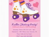 Roller Skating Birthday Invitations Templates Free Printable Roller Skate Birthday Party Invitations