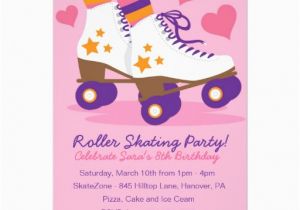 Roller Skating Birthday Invitations Templates Free Printable Roller Skate Birthday Party Invitations