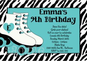 Roller Skating Birthday Invitations Templates Party Invitation Templates Roller Skating Birthday Party