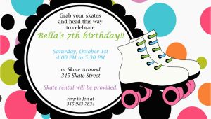 Roller Skating Birthday Invitations Templates Roller Skate Invitations Template Best Template Collection