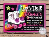 Roller Skating Birthday Invitations Templates Roller Skating Birthday Invitation Free Template