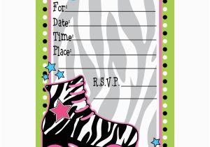 Roller Skating Birthday Invitations Templates Roller Skating Birthday Invitations Ideas Bagvania Free