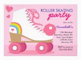 Roller Skating Birthday Invitations Templates Roller Skating Party Invitation Template Party