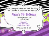 Roller Skating Birthday Invitations Templates Skating Party Invitations Party Invitations Templates