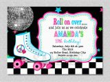 Roller Skating Birthday Invitations Templates Skating Party Invitations Party Invitations Templates