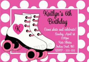 Roller Skating Birthday Invitations Templates Skating Party Invitations Party Invitations Templates