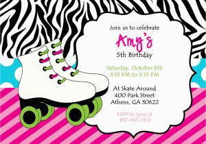 Roller Skating Birthday Party Invitations Template Free Party Invitations Best Skating Party Invitations Cards