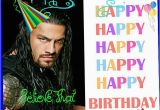 Roman Reigns Birthday Card Roman Reigns 39 S Birthday Celebration Happybday to