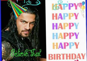 Roman Reigns Birthday Card Roman Reigns 39 S Birthday Celebration Happybday to