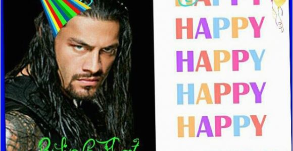 Roman Reigns Birthday Card Roman Reigns 39 S Birthday Celebration Happybday to