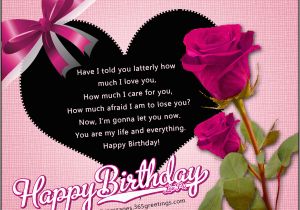 Romantic Birthday Cards for Girlfriend Romantic Birthday Wishes 365greetings Com