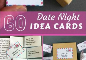 Romantic Birthday Gifts for Boyfriend Ideas Date Night Box 60 Date Night Ideas Romantic Gift for