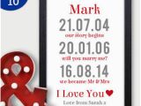 Romantic Birthday Gifts for Him Our Love Story Personalised Romantic Gift Birthday Him