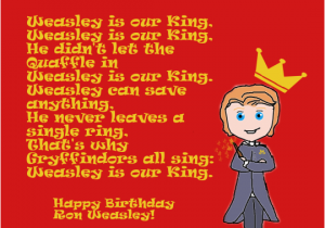 Ron Weasley Birthday Card Happy Birthday Ron Weasley by Mairelyn On Deviantart