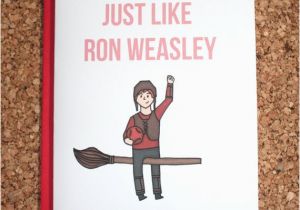 Ron Weasley Birthday Card Harry Potter Card Ron Weasley Keeper Valentine