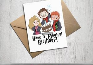 Ron Weasley Birthday Card Harry Potter Hermione Granger Ron Weasley by Colorblendprints