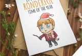 Ron Weasley Birthday Card Ron Weasley Card Harry Potter Greeting Card Hermione