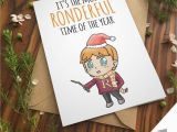 Ron Weasley Birthday Card Ron Weasley Card Harry Potter Greeting Card Hermione