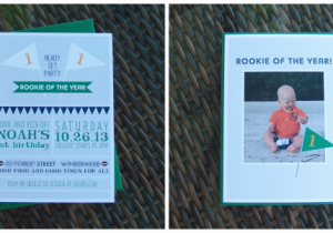 Rookie Of the Year Birthday Invitations Life is Like Honey Rookie Of the Year 1st Birthday Party