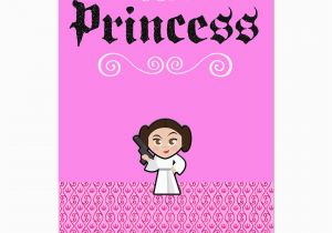 Roots Birthday Girl Star Wars Princess Leia Awesome Girl Birthday Card