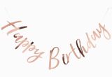 Rose Gold Happy Birthday Banner Uk Ginger Ray Happy Birthday Banner Rose Gold at John Lewis