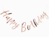 Rose Gold Happy Birthday Banner Uk Ginger Ray Happy Birthday Banner Rose Gold at John Lewis