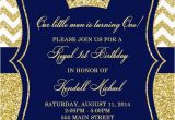 Royal Birthday Invitation Card Prince Birthday Party Invitation Royal Blue Gold Glitter
