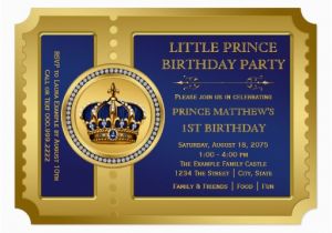 Royal Birthday Invitation Card Royal Prince Birthday Party Invitation Ladyprints