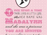 Royal Birthday Party Invitation Wording A Royal Princess Birthday Invitation Printable