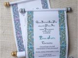 Royal Birthday Party Invitation Wording Royal Birthday Invitation Scroll for Prince or Princess