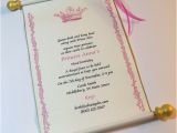 Royal Birthday Party Invitation Wording Royal Birthday Party Scroll Invitation Set by Artfulbeginnings