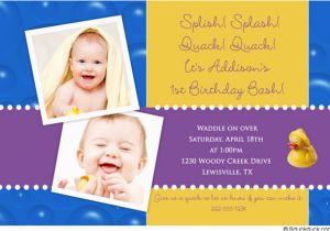 Rubber Ducky 1st Birthday Invitations Rubber Ducky 1st Birthday Invitations Dolanpedia