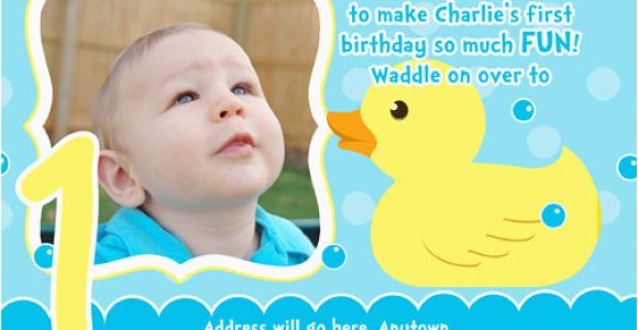 Rubber Ducky 1st Birthday Invitations Rubber Ducky Birthday Invitations Ideas Bagvania Free