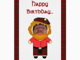 Rude Birthday Cards for Her Rude Joke Scotsman Birthday Greetings Card Zazzle Co Uk