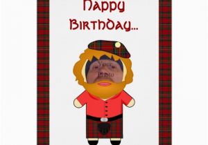 Rude Birthday Cards for Her Rude Joke Scotsman Birthday Greetings Card Zazzle Co Uk