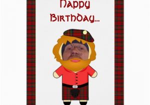 Rude Birthday Cards for Her Rude Joke Scotsman Birthday Greetings Card Zazzle Co Uk