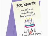 Rude Birthday Present for Him Funny Boyfriend Birthday Card Amazon Co Uk