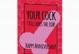 Rude Birthday Present for Him Rude Anniversary Card for Husband or Boyfriend