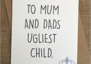 Rude Brother Birthday Cards Funny Rude Cheeky Chops Cards Birthday Brother Sister