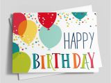 Rush Birthday Card Birthday Color Rush Card Balloons by Brookhollow