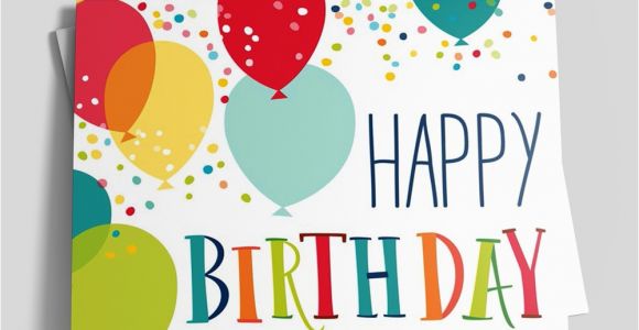Rush Birthday Card Birthday Color Rush Card Balloons by Brookhollow