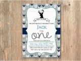 Rustic 1st Birthday Invitations First Birthday Invitation Boy 39 S 1st Party Invite Rustic