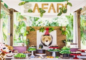 Safari Decorations for Birthday Party Kara 39 S Party Ideas African Inspired Safari Birthday Party