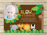 Safari First Birthday Invitations 17 Safari Birthday Invitations Design Templates Free